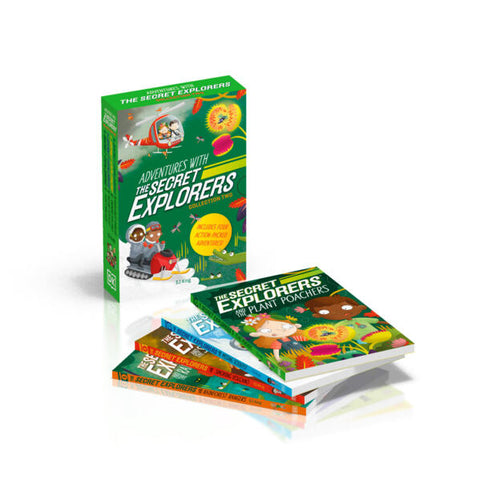 Adventures with The Secret Explorers: Collection Two: 4-Book Box Set by SJ King (Author)