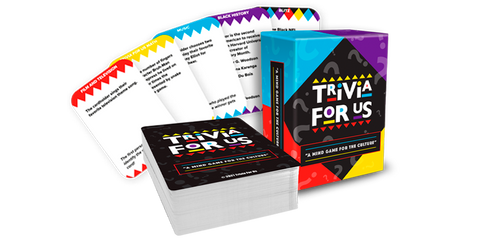 Trivia For Us Card Game