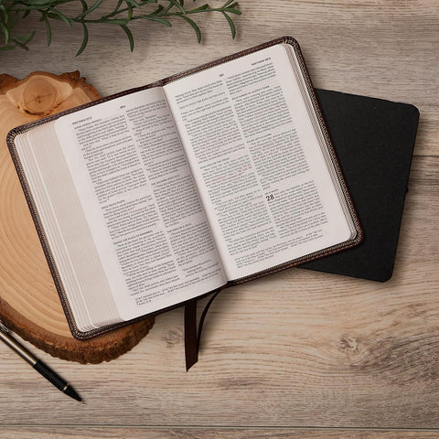 NKJV Thinline Bible (Compact, Imitation Leather, Black, Red Letter Edition)
