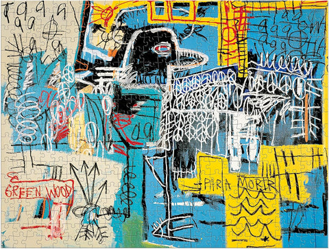 Basquiat Bird on Money 500 Piece Book Puzzle