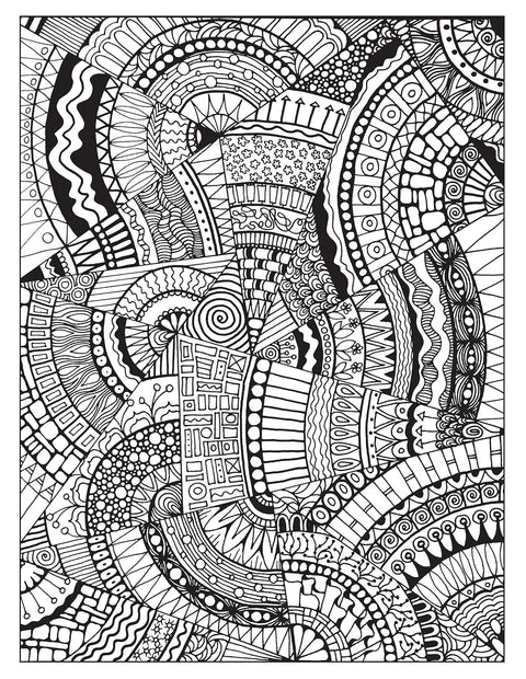 Zendala Coloring Book by Lynne Medsker