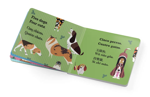 Charley Harper’s Cats and Dogs: Multilingual Counting Book