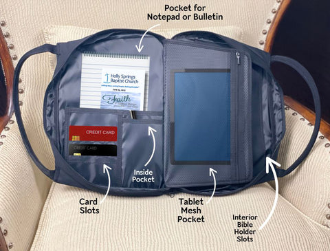 To God Be The Glory Lady Bible Bag