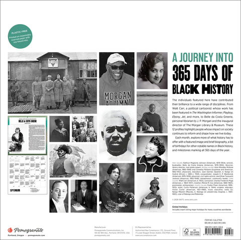 A Journey into 365 Days of Black History Wall Calendar
