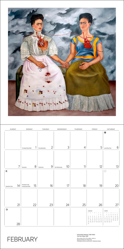 Frida Kahlo 2027 Wall Calendar