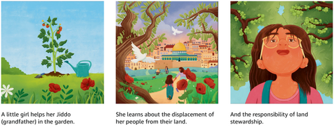Everything Grows in Jiddo's Garden by Jenan Matari (Author), Aya Ghanameh (Illustrator)