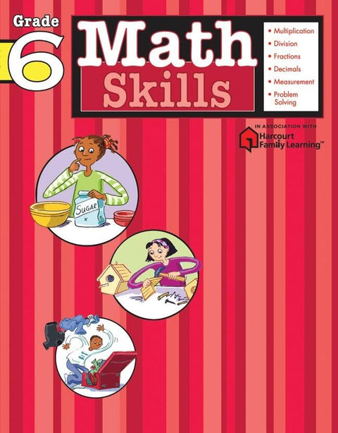 Math Skills: Grade 6 Paperback – Flash Kids Editors (Editor)