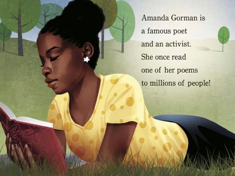 *PRE-ORDER 12/16* Amanda Gorman: Poet and Activist (Step into Reading) Paperback – L'Oreal Thompson Payton (Author), Laura Freeman (Illustrator)