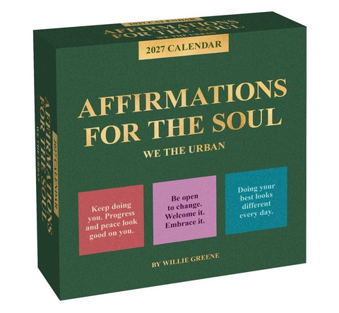 We the Urban 2027 Day-to-Day Calendar Affirmations for the Soul By Willie Greene