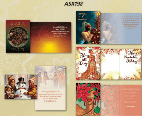 Deluxe Holiday Collection (ASX192) Card Assortment, includes Envelopes, 5x6.75