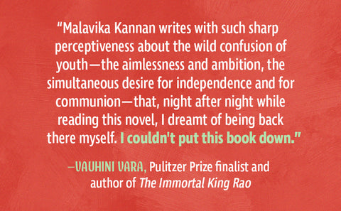 *PRE-ORDER (8/18 RELEASE)* Unprecedented Times: A Novel by Malavika Kannan