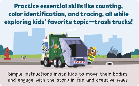Point & Play: Trash Trucks: Count, Learn, and MOVE for Interactive Fun by Zeitgeist (Author), Steven Wood (Illustrator)