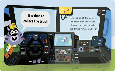 Point & Play: Trash Trucks: Count, Learn, and MOVE for Interactive Fun by Zeitgeist (Author), Steven Wood (Illustrator)