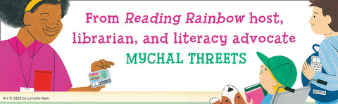 *** PRE-ORDER, 2/3/26 RELEASE *** I'm So Happy You're Here: A Celebration of Library Joy by Mychal Threets, Lorraine Nam (Illustrator)