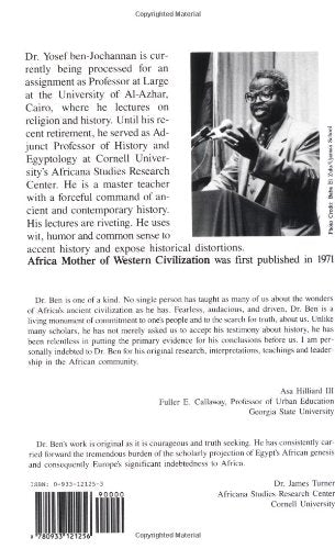 Africa: Mother of Western Civilization (1ST ed.) by Yosef Ben-Jochannan