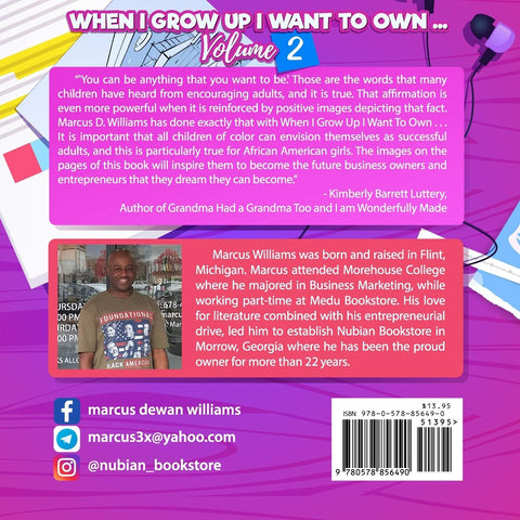 When I Grow Up I Want To Own ...: Volume 2 Paperback – Marcus Dewan Williams (Author), HH-Pax (Illustrator)