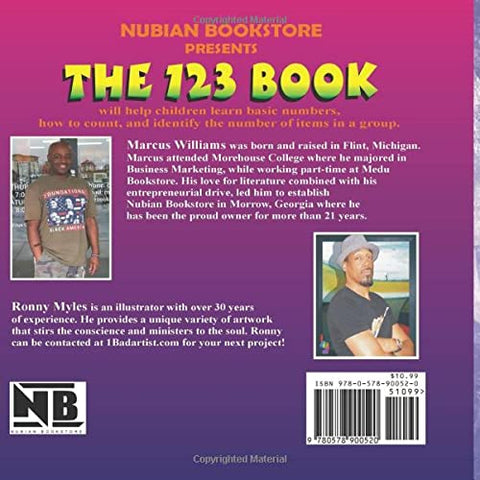 The 1 2 3 Book by Marcus Dewan Williams (Author), Ronny Myles (Illustrator)