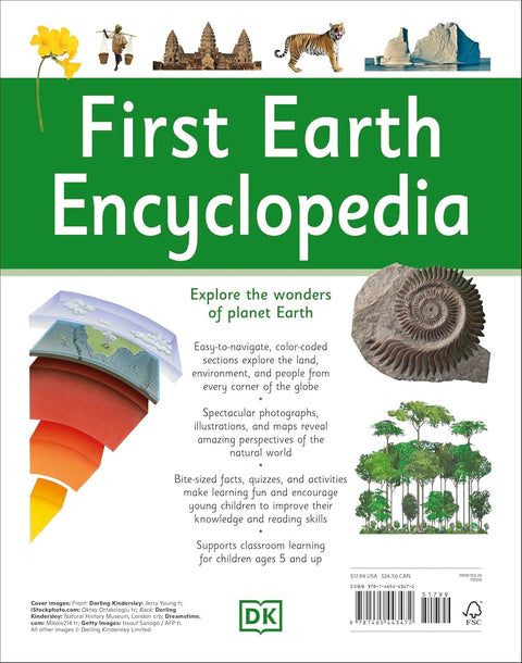 First Earth Encyclopedia: A First Reference Guide to the Geographic World (DK)