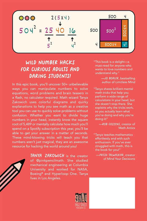 50 Math Tricks That Will Change Your Life: Mentally Solve the Impossible in Seconds by Tanya Zakowich