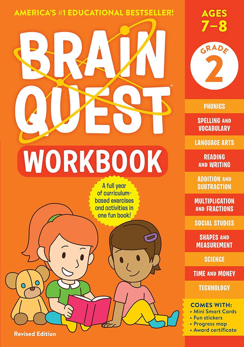 Brain Quest Workbook: 2nd Grade Revised Edition Paperback – Workman Publishing (Author), Liane Onish (Contributor)