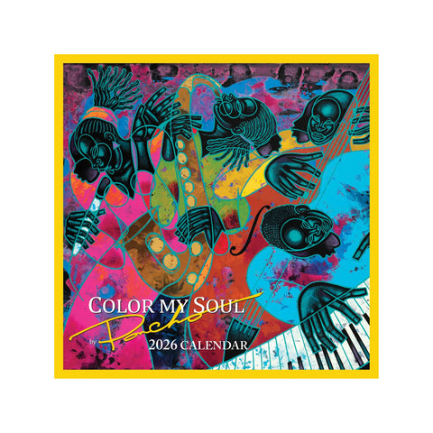 Color My Soul 2026 African American Wall Calendar | A Celebration Of Music, Larry “Poncho” Brown