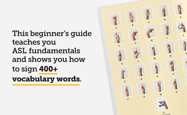 American Sign Language Made Easy for Beginners: A Visual Guide with AS ...