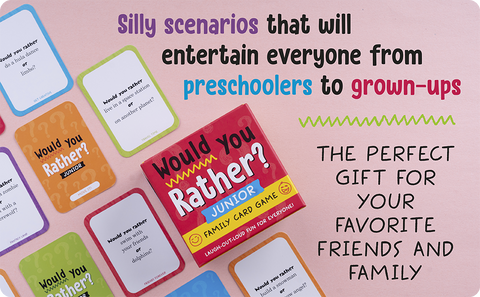 Would You Rather? Junior: Family Card Game: Laugh-Out-Loud Fun for Everyone!