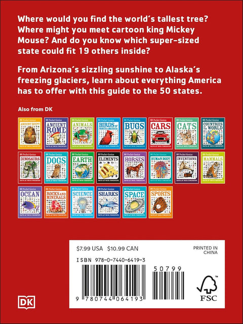 DK Pocket Genius The 50 States: Facts at Your Fingertips