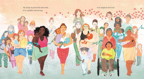 *PRE-ORDER 12/9* Shaped by Love: An Ode to Mom Bods Hardcover – Nikki Powers (Author), Amanda Calatzis (Illustrator)