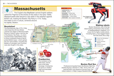 DK Pocket Genius The 50 States: Facts at Your Fingertips