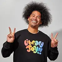 *** PRE-ORDER, 2/3/26 RELEASE *** I'm So Happy You're Here: A Celebration of Library Joy by Mychal Threets, Lorraine Nam (Illustrator)