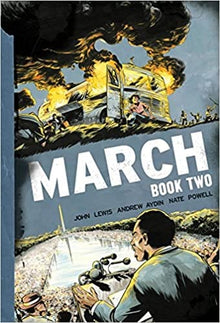 March: Book Two by John Lewis, Andrew Aydin, Nate Powell(Illustrator) - Frugal Bookstore