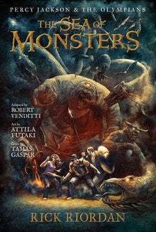 The Sea of Monsters: The Graphic Novel (Percy Jackson and the Olympians: The Graphic Novels #2) by Rick Riordan - Frugal Bookstore